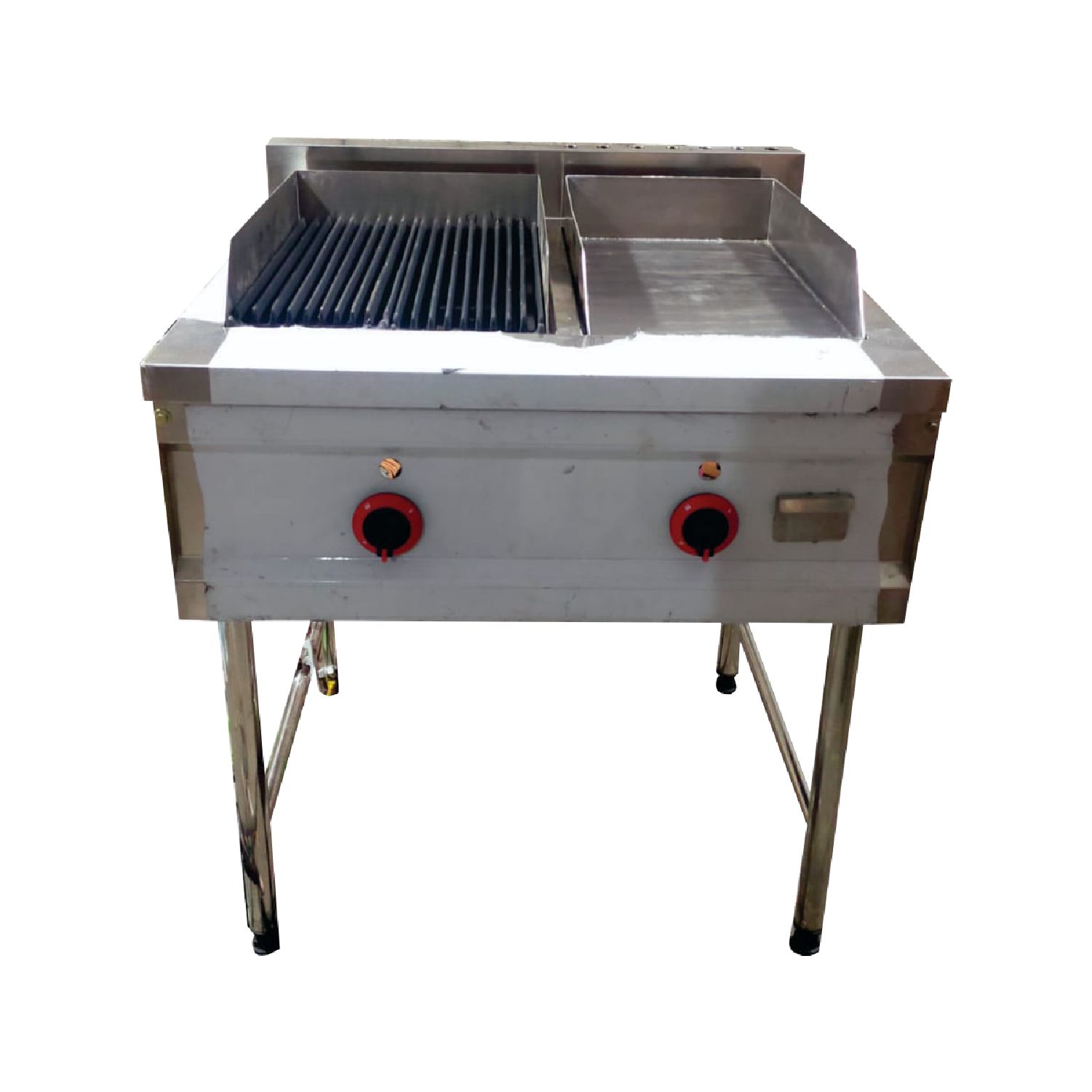 GAS GRILL & FRY TOP